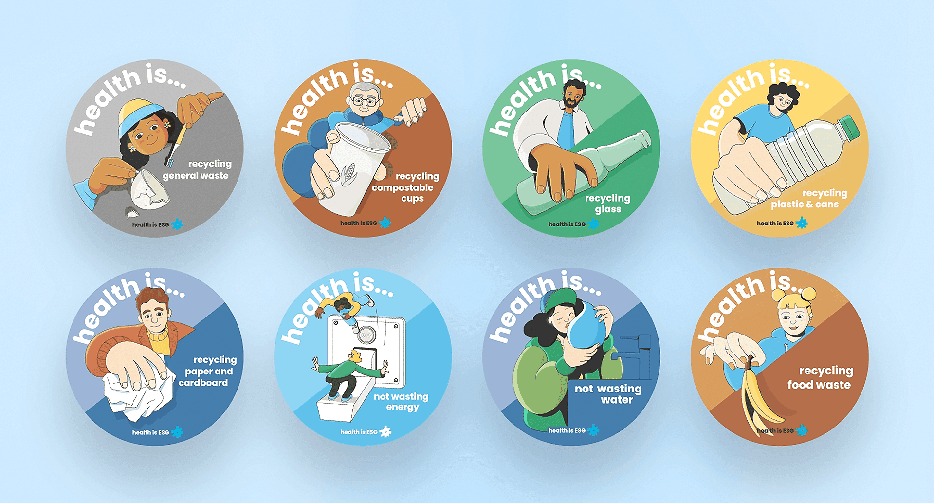 ENG ESG stickers